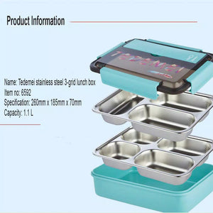 Tedemel Stainless Steel Lunch Box 6592 - Pintoo Garments