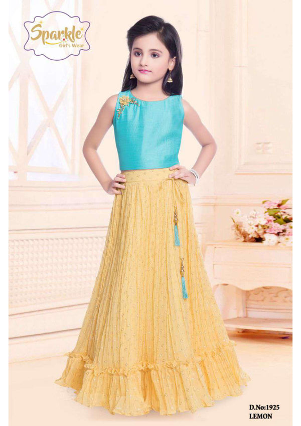 Girl Traditional CholiSet Yellow