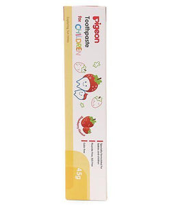 Pigeon Strawberry Flavoured Children Toothpaste - 45 Gm - Pintoo Garments