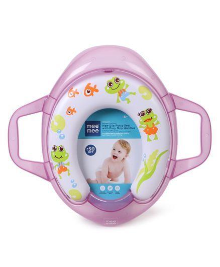 Cushioned Potty Seat With Support Handles