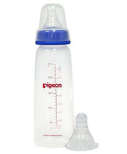 Load image into Gallery viewer, Pigeon Polypropylene Peristaltic Clear Nursing Bottle - 200 Ml - Pintoo Garments
