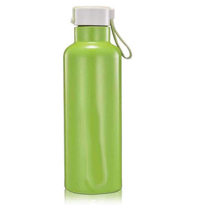 Infinity Tradelink Double Wall Insulated Hot & Cold Water Bottle with Silicon Ring with Lid - Pintoo Garments