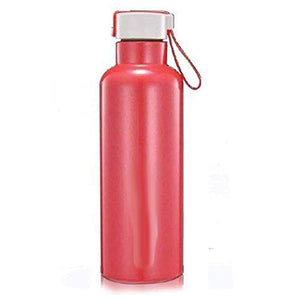 Infinity Tradelink Double Wall Insulated Hot & Cold Water Bottle with Silicon Ring with Lid - Pintoo Garments