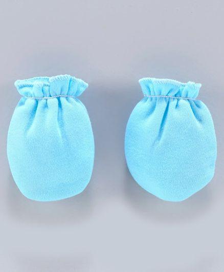 Child World Solid Colour Mittens Turquoise Blue