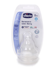 Load image into Gallery viewer, Chicco Well Being Silicone Nipples Regular Flow - Pack Of 2
