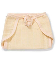 Load image into Gallery viewer, U Shape Reusable Muslin Nappy Set Lace Extra Small Pack Of 5 Peach

