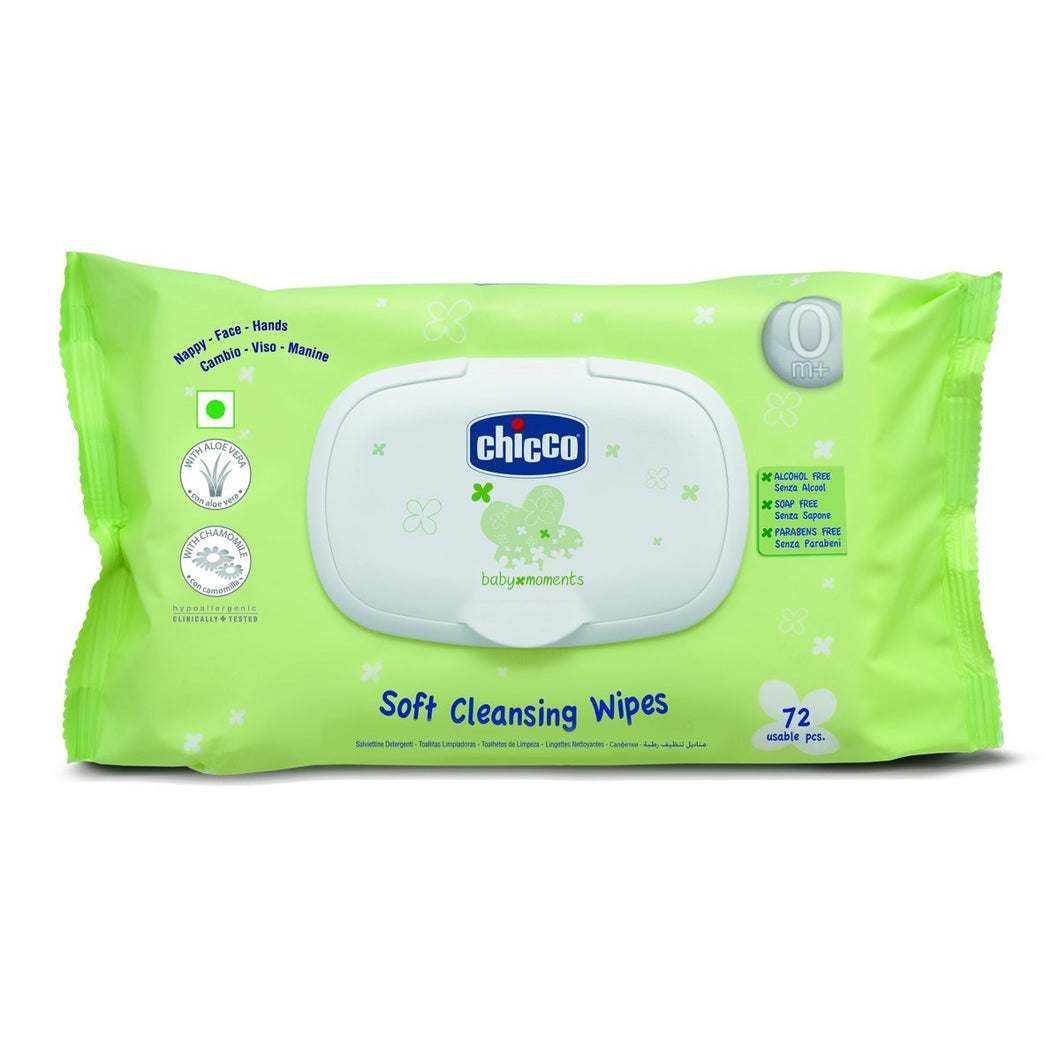 Chicco Soft Cleansing Wipes With Fliptop