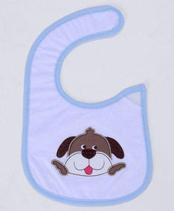 Bib Puppy Face Embroidery