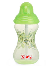 Load image into Gallery viewer, Nuby Click It Designer Flip It Straw Sipper - 300 Ml - Pintoo Garments
