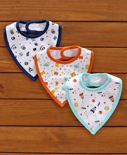 Load image into Gallery viewer, Cotton Bibs Space Print Set of 3
