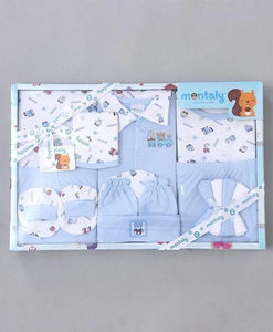 Cotton Printed Baby Clothing Gift Set Pack of 10