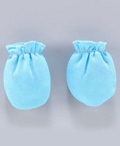 Child World Solid Colour Mittens Turquoise Blue