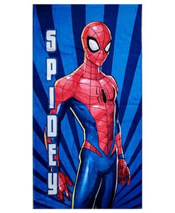 Marvel Spider-Man Bath Towel - Blue