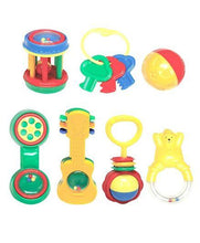 Load image into Gallery viewer, Mee Mee Infant Rattele Set Of 7 (Color &amp; Design May Vary)
