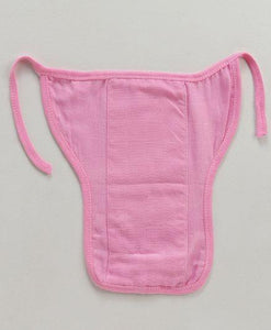 U Shape Reusable Muslin Nappy Set Lace Extra Small Pack Of 5 Pink
