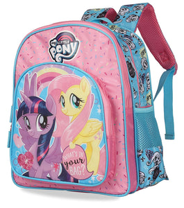 Hasbro 30L Pink & Blue School Backpack (My Little Pony What's in Your Bag  41 cm)