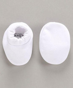 Child World Solid Booties White