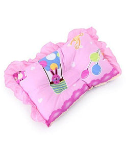 Balloon Print Baby Pillow with Frill Border