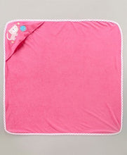 Load image into Gallery viewer, Cucumber Hooded Towel Tiger Patch - Pink
