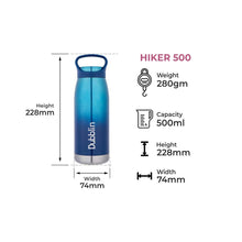 Load image into Gallery viewer, Dubblin Hiker Premium Stainless Steel Water Bottle (750 ML)
