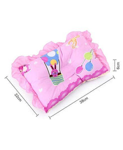 Balloon Print Baby Pillow with Frill Border