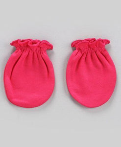 Printed Mittens & Booties Pack of 2 Pink Red