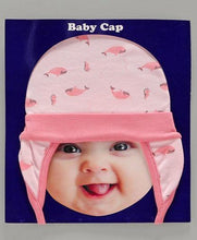 Load image into Gallery viewer, Tie Knot Cap with Ear Flaps Fish Print Pink
