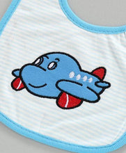 Load image into Gallery viewer, Bib Airplane Embroiderd
