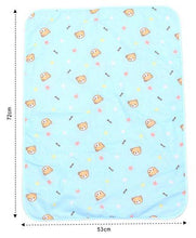 Load image into Gallery viewer, Diaper Changing Mat Star Print - Light Blue
