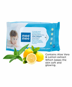 Baby Wet Wipes With Lemon Fragrance - Pintoo Garments