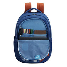 Load image into Gallery viewer, Skybags Astro Plus 04 Cricket Theme Blue School Backpack 34L
