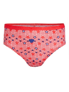 Jockey Assorted Plain And Prints Girls Panty Pack Of 2