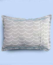 Load image into Gallery viewer, Fancy Fluff Organic Rectangle Pillow Zig Zag Print

