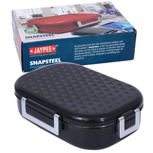 Jaypee Plus Snap Stainless Steel Lunch Box, 700 ml - Pintoo Garments