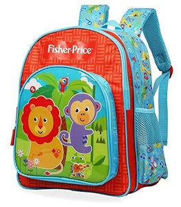 Fisher-Price 20 Ltrs Red Blue School Backpack (Fisher Price Red & Blue School Bag 36 cm)