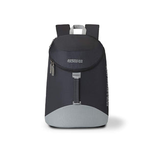 American Tourister Scamp 19 Ltrs BlackGrey Casual Backpack (FI4 (0) 09 001)