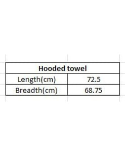 Grandma's Hooded Towel Teddy Print