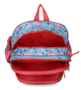 Peppa Pig 20 Ltrs Pink::Blue School Backpack (Peppa Pig Fun Play 36 cm)
