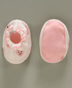Printed Mittens & Booties Pack of 2 Heart Print - Pink White