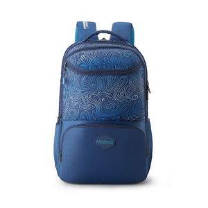 American Tourister Turf 32 Ltrs Blue Casual Backpack (FF0 (0) 01 001)
