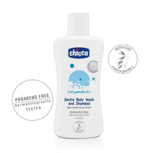 Load image into Gallery viewer, Chicco Baby Moments Gentle Body Wash and Shampoo
