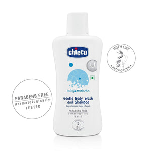 Chicco Baby Moments Gentle Body Wash and Shampoo