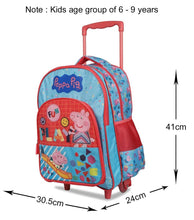 Load image into Gallery viewer, My Baby Excels Peppa Pig Pink Blue School Backpack T

