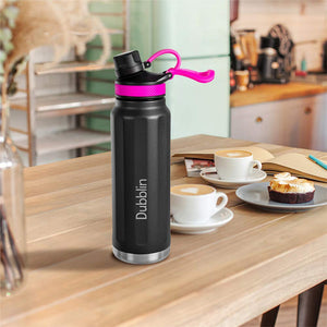 Dubblin Rambo Premium Stainless Steel Water Bottle,Hot 12 Hours, Cold 24 Hours