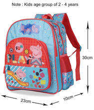 Load image into Gallery viewer, Peppa Pig 15L Pink &amp; Blue School Backpack (Peppa Pig Fun Play 30 cm)
