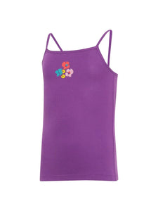 Jockey Violet With Assorted Print Girls Camisole