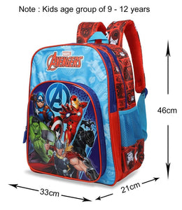 My Baby Excel Marvel Red Blue School Backpack