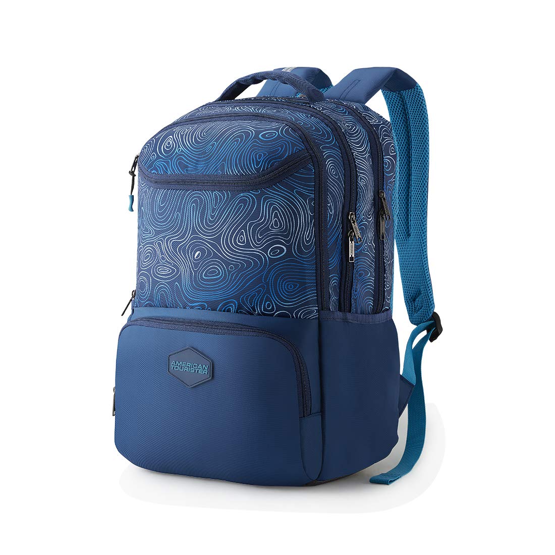 American Tourister Turf 32 Ltrs Blue Casual Backpack (FF0 (0) 01 001)