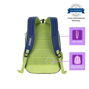 American Tourister Popin 31 Ltrs Blue Casual Backpack (FU4 (0) 01 001)