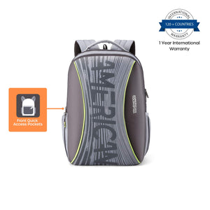 American Tourister Twing 26 Ltrs Grey Casual Backpack (FD0 (0) 08 002)